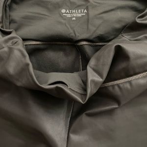 Athletes Gleem Faux Leather Tights